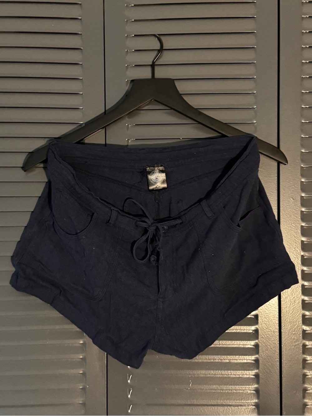 Pacsun Navy Drawstring Shorts